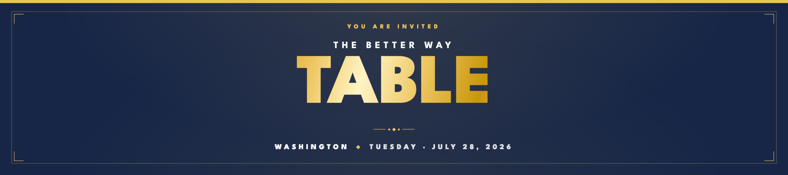 Better Way Table – Washington, DC
